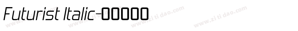 Futurist Italic字体转换